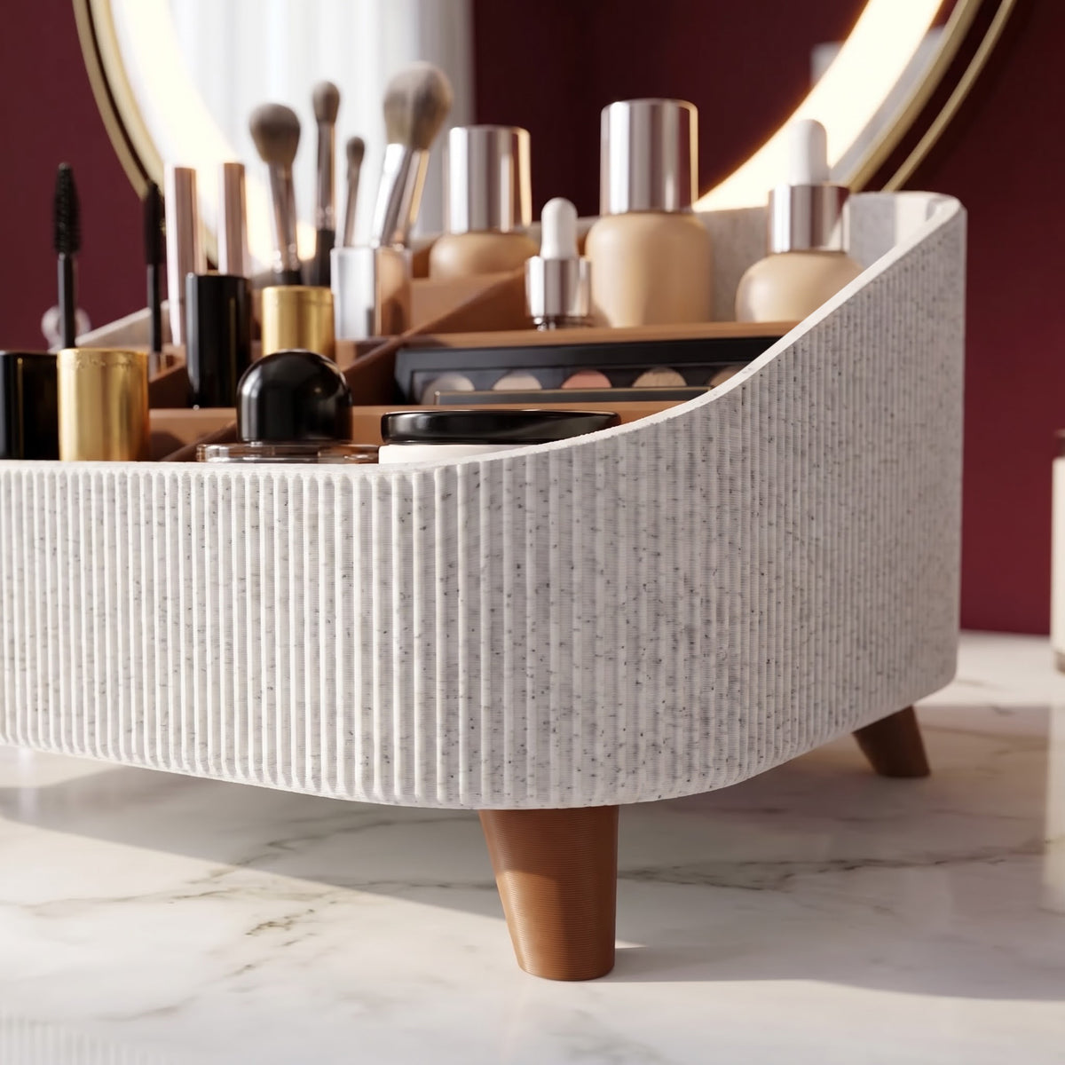 The Beauty Station Makeup and Skincare  Organizer