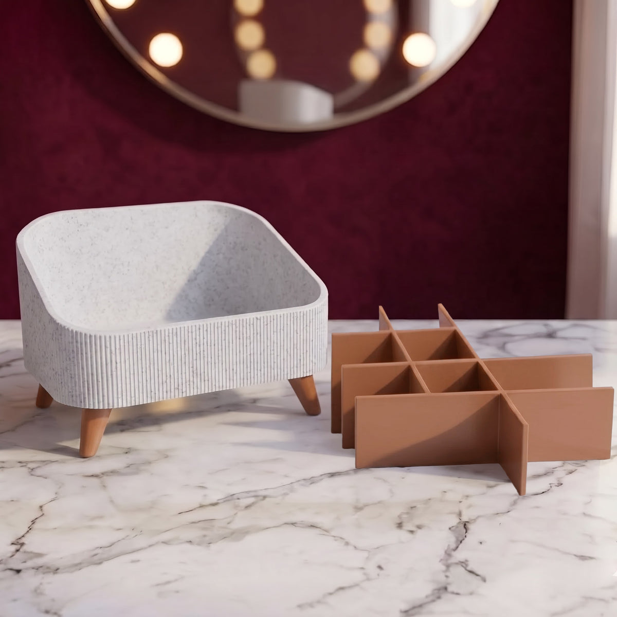 The Beauty Station Makeup and Skincare  Organizer
