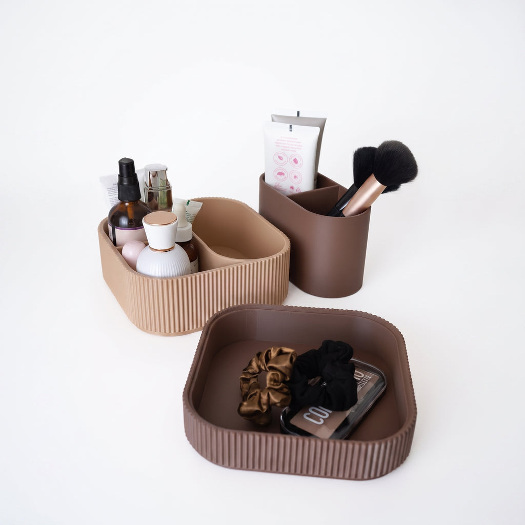 Stackable Cube Makeup and Skincare Organizer