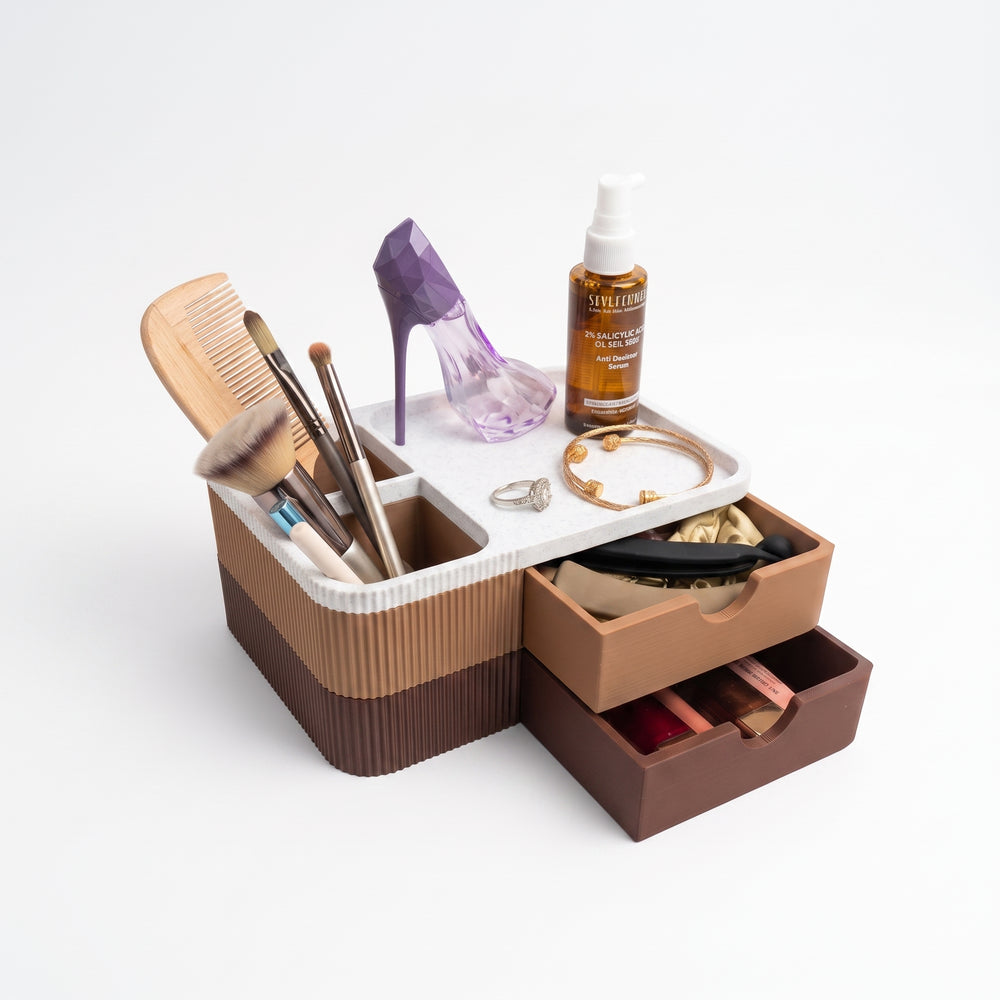 Multi Drawer Makeup and Skincare Organizer