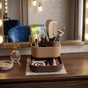 Stackable Cube Makeup and Skincare Organizer