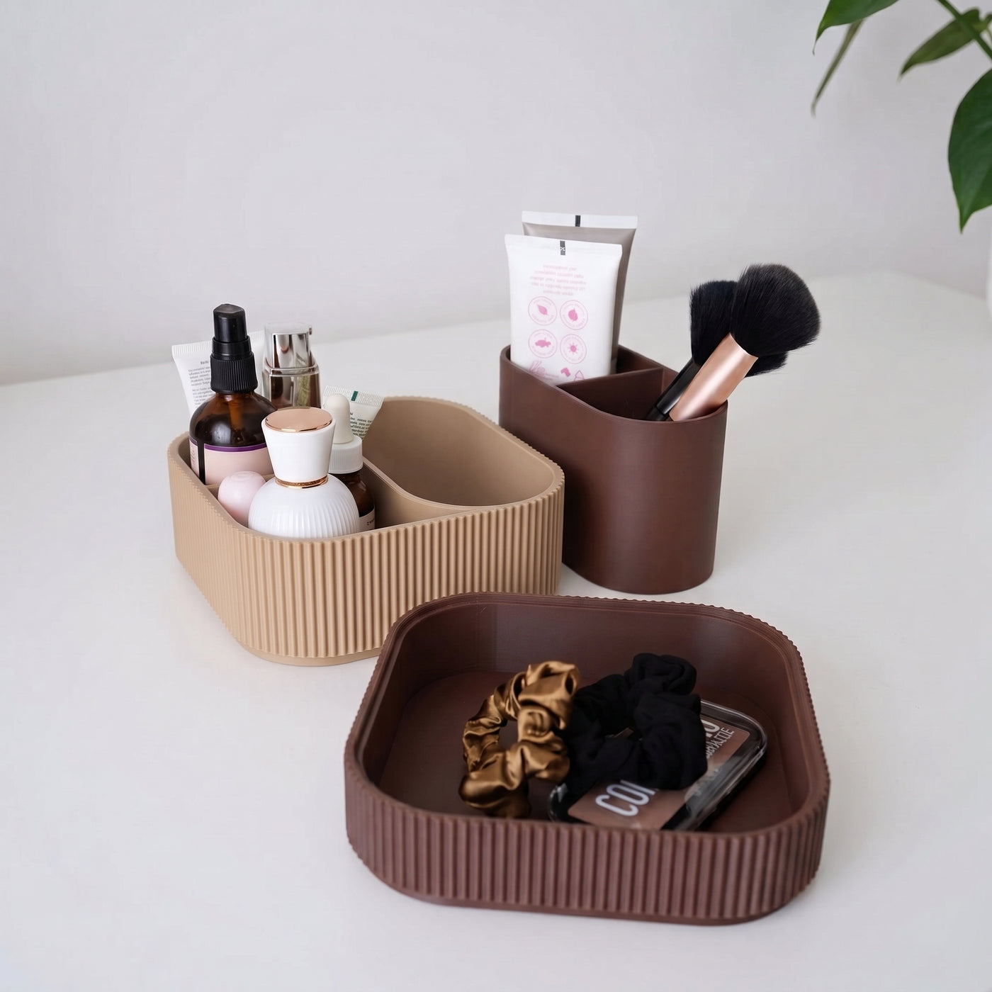 Stackable Cube Makeup and Skincare Organizer