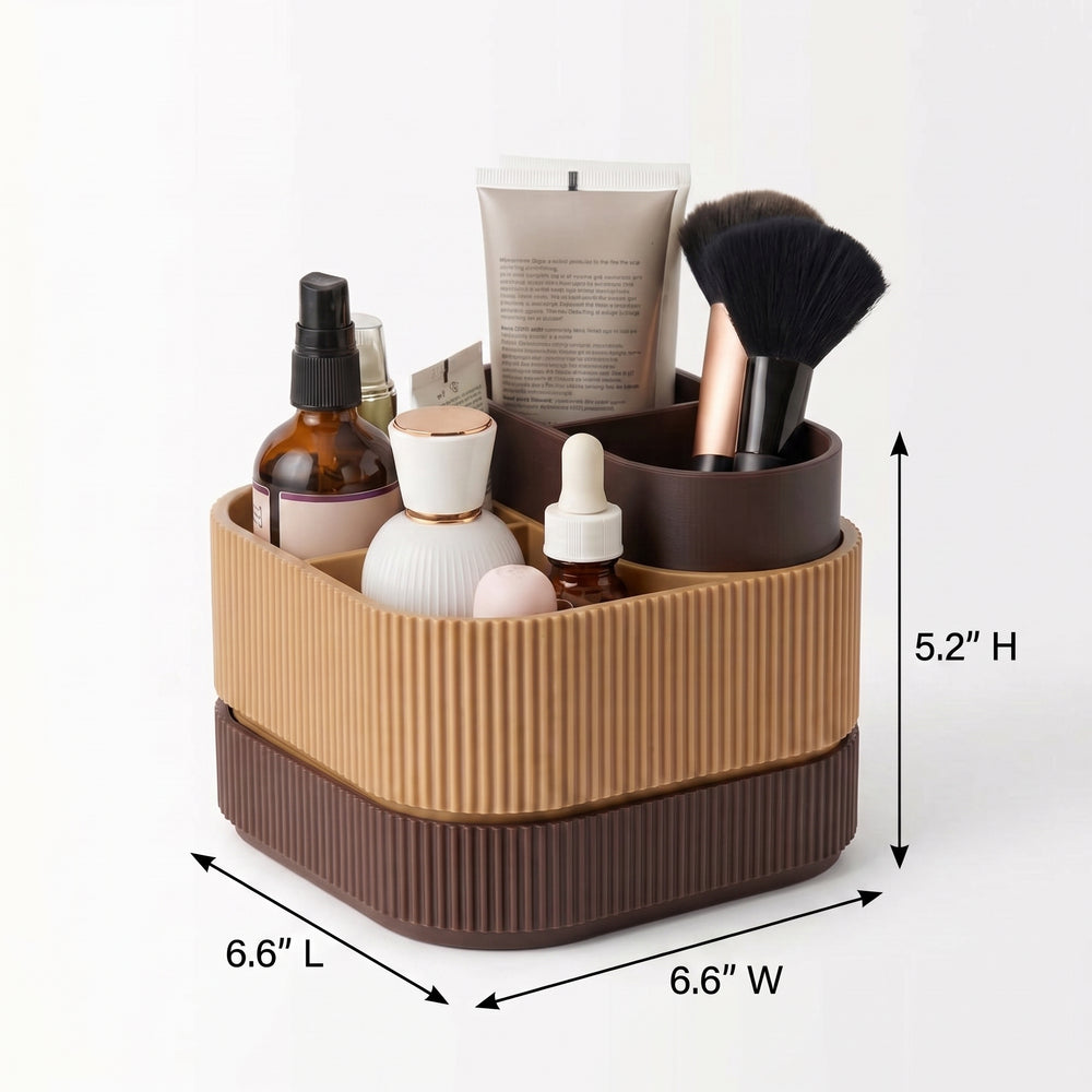 Stackable Cube Makeup and Skincare Organizer