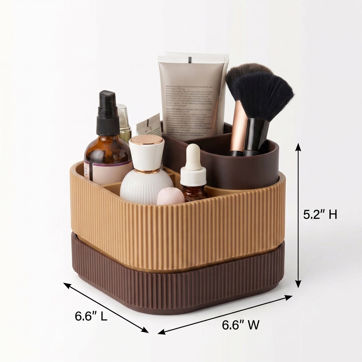 Stackable Cube Makeup and Skincare Organizer