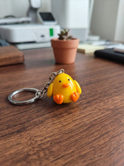 Baby Duck Clay charm