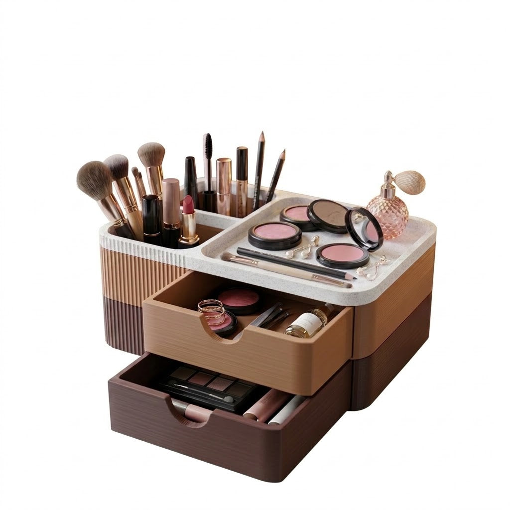 Multi Drawer Makeup and Skincare Organizer