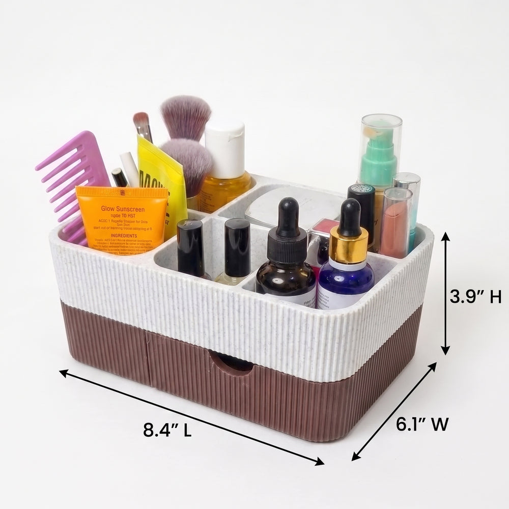 Makeup and Skincare Organizer with a Drawer