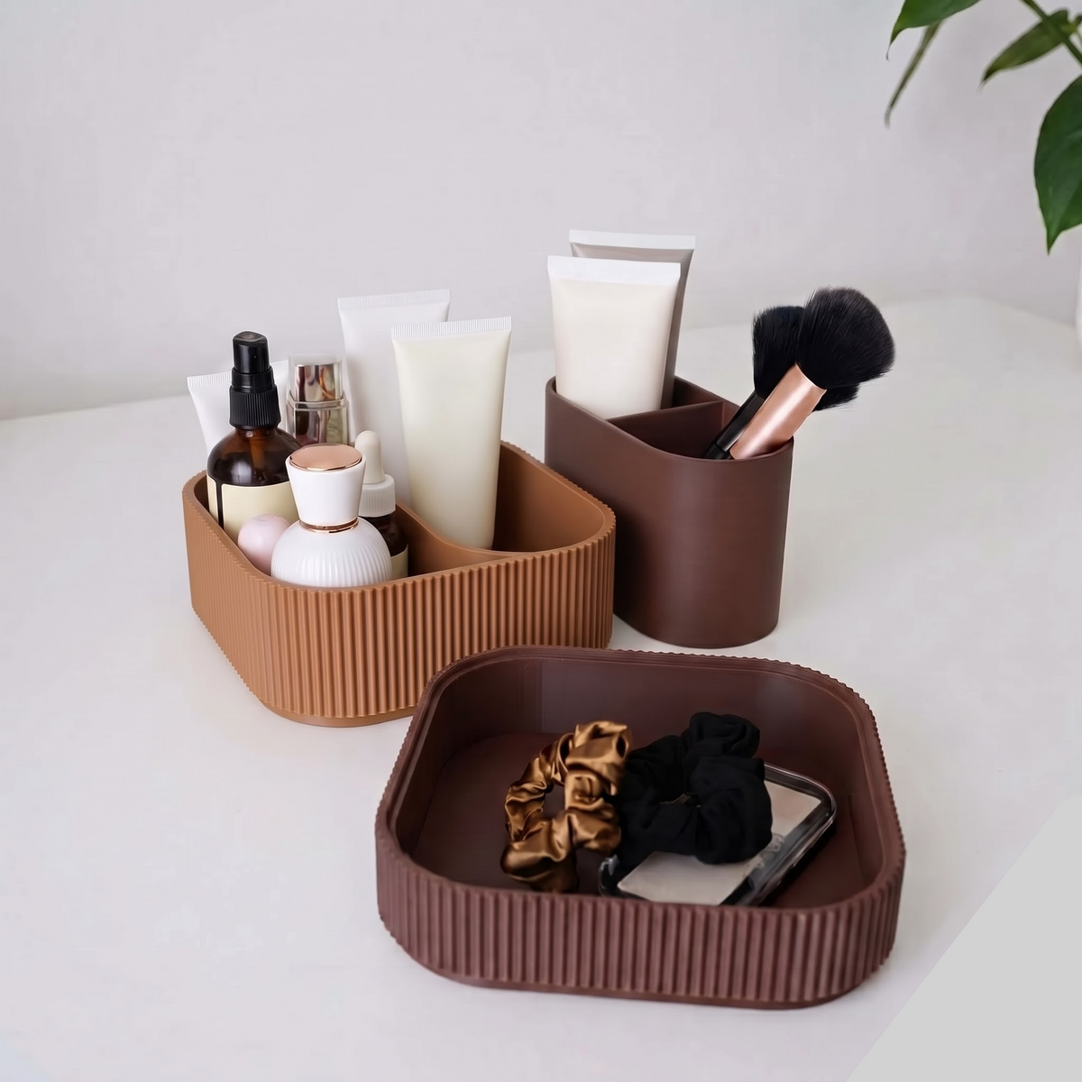Stackable Cube Makeup and Skincare Organizer
