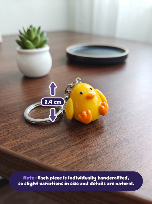 Baby Duck Clay charm
