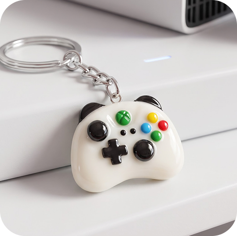 Game Controller Clay Charm