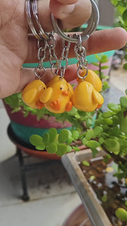 Baby Duck Clay charm